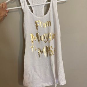 From Muggle to Mrs tank (Harry Potter bride tank)
